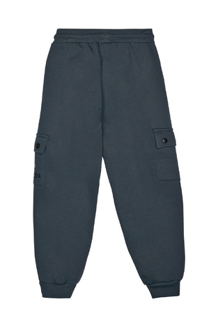 SPRINT cargo sweatpants in charcoal color.