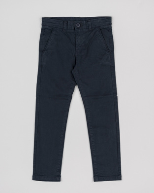 LOSAN chino pants in dark blue.