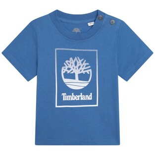 T-shirt TIMBERLAND σε χρώμα μπλε ρουά με τύπωμα.