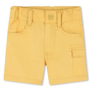 Bermuda cotton TIMBERLAND in mustard yellow color.