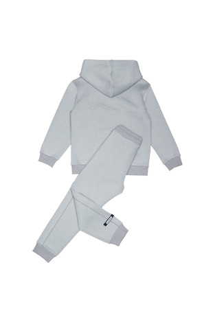 Set of SPRINT suit in gray color with embossed print.