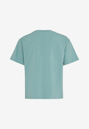 MEXX blouse in mint color with oversized sleeves.