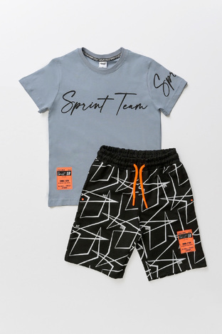 Set of gray SPRINT shorts with "SPRINT TEAM" logo.