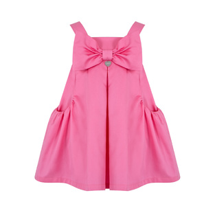 LAPIN HOUSE pink dress with an impressive bow.