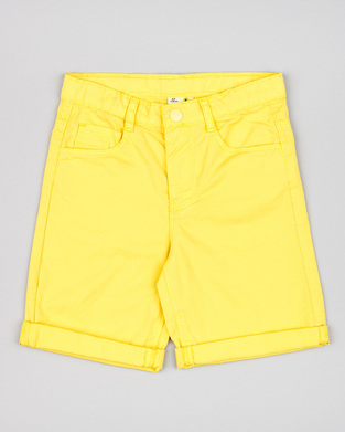 Bermuda fabric LOSAN in yellow color.