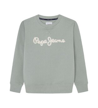 Μπλούζα φούτερ PEPE JEANS σε λαδί χρώμα με logo print.