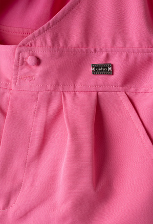 Full body shorts EBITA in bright pink color.