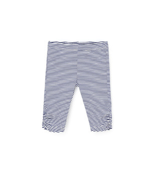 ORIGINAL MARINES striped tights in blue-white color.