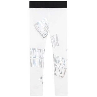 Leggings D.K.N.Y. in white color with print.