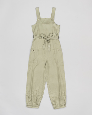 LOSAN jumpsuit in olive color.