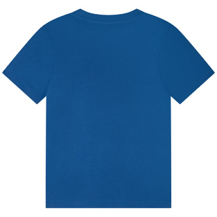 T-shirt TIMBERLAND in roux blue color with print.