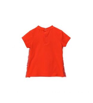 ORIGINAL MARINES blouse in red color with braid on the side.