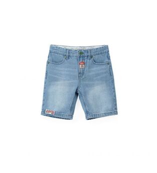 Bermuda jeans ORIGINAL MARINES in blue stonewashed color.