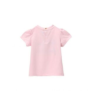 ORIGINAL MARINES blouse in pink color with embroidered letters.