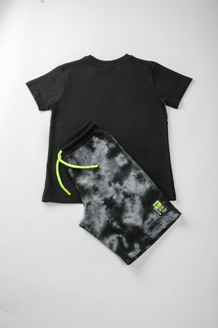 SPRINT shorts set in black with a special print.