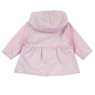 CHICCO trench coat in pink color with hood.