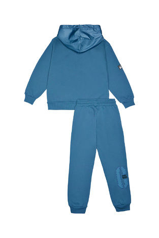 SPRINT tracksuit set in blue raff color with cardigan.