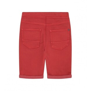 PEPE JEANS shorts in red with a drawstring waist.