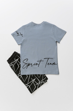 Set of gray SPRINT shorts with "SPRINT TEAM" logo.