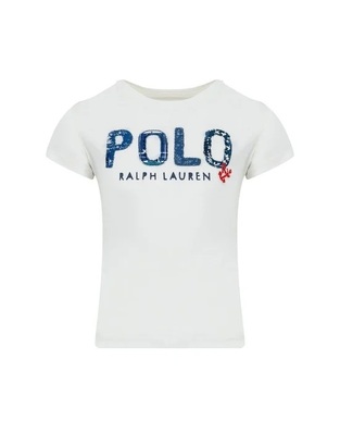 Μπλούζα POLO RALPH LAUREN σε χρώμα λευκό με απλικέ κέντημα.