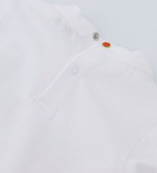 ORIGINAL MARINES blouse in white color with braid on the side.