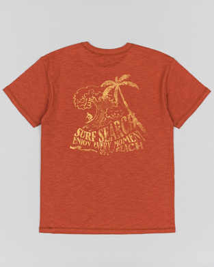 LOSAN T-shirt in orange color with "ENJOY EVERY MOMENT" logo.