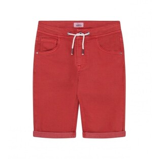 PEPE JEANS shorts in red with a drawstring waist.